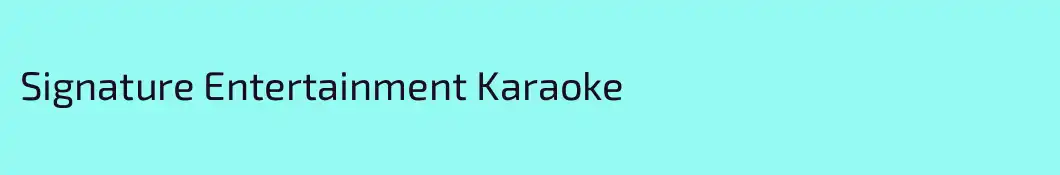 Signature Entertainment Karaoke